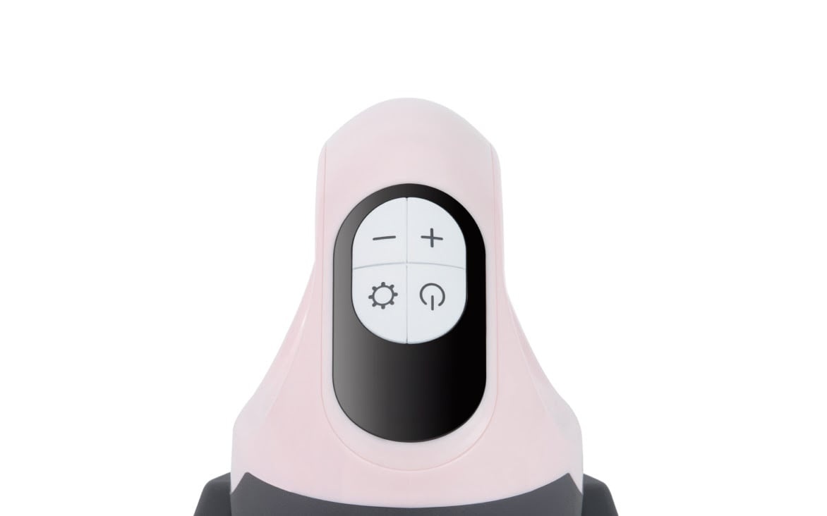 Closer view of the front of a LOKLiK ImPress™ Mini 3 in Bubble Blue.