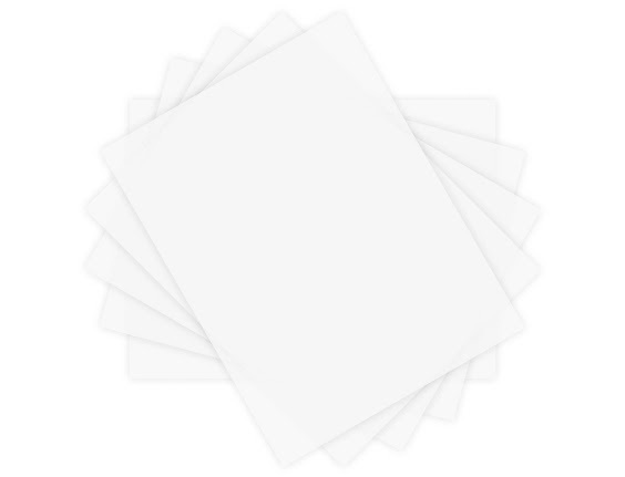 5 sheets of sublimation film