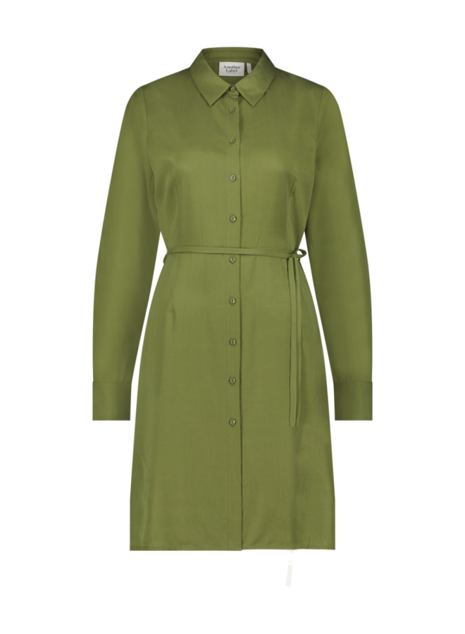 Lyra twil dress - Cypress green