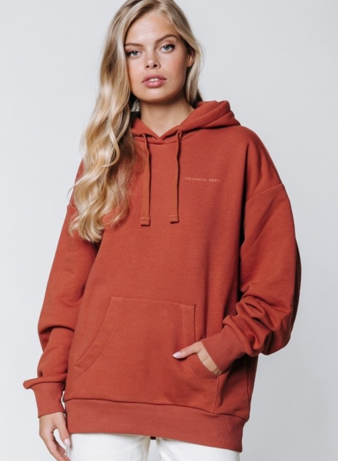 Boho Bouquet Hoodie - Rust Brown | Colourful Rebel - Lys Boetiek