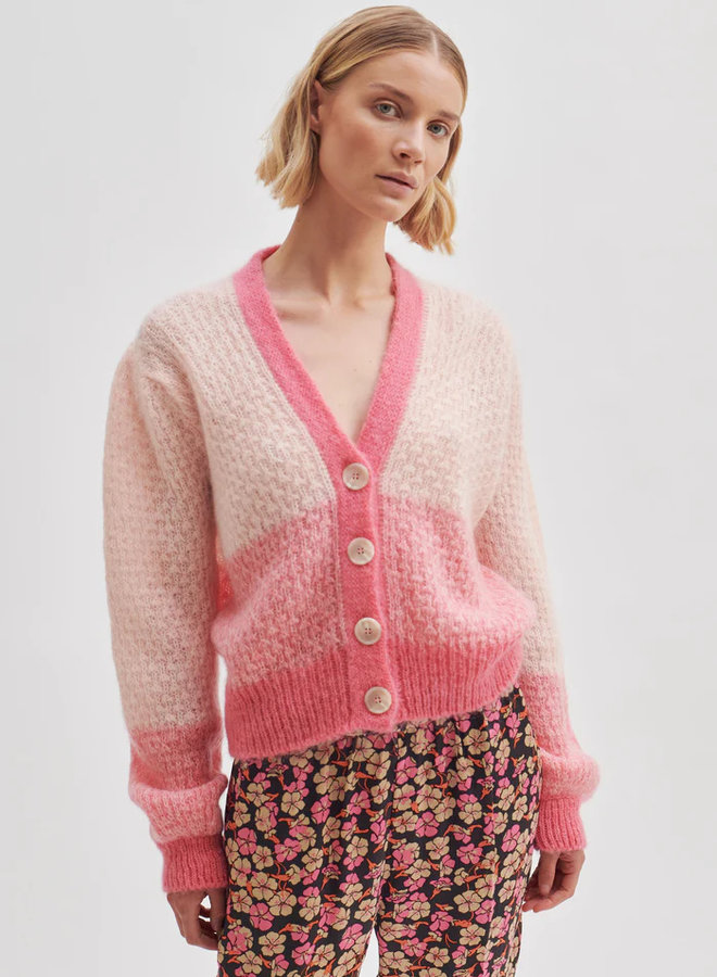 Sebastia Knit Cardigan | Quartz Pink