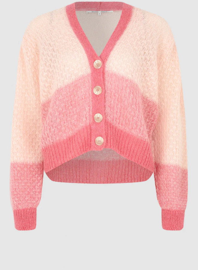 Sebastia Knit Cardigan | Quartz Pink