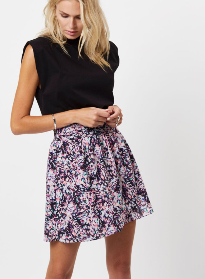 Deja vu printed mini skirt - Multicolour