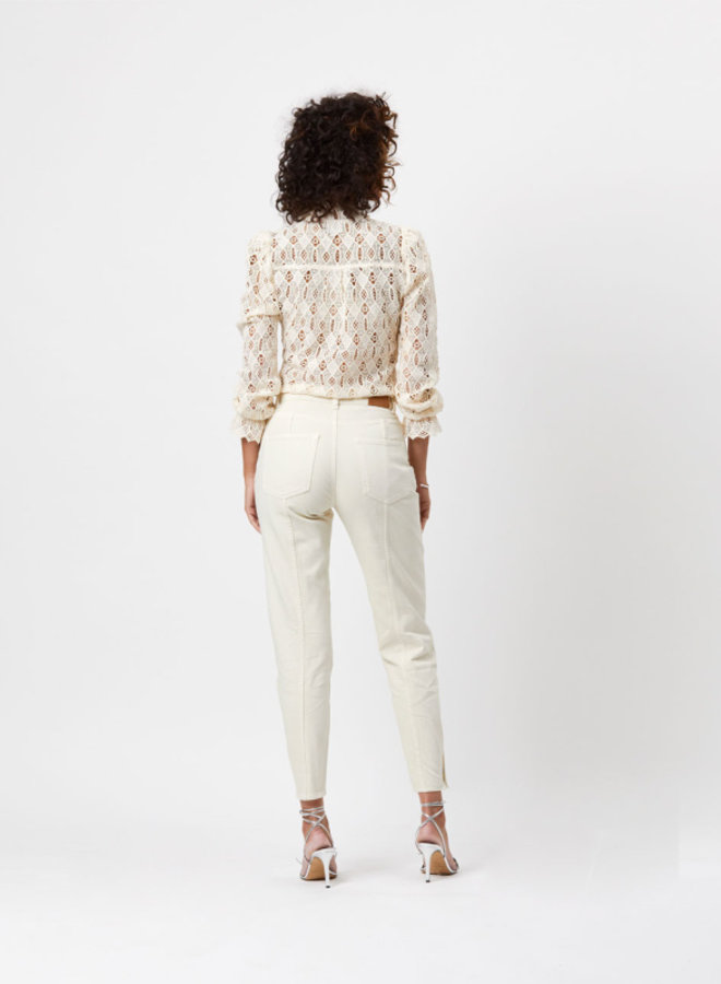 Maray relaxed fit pants - Butter Cream