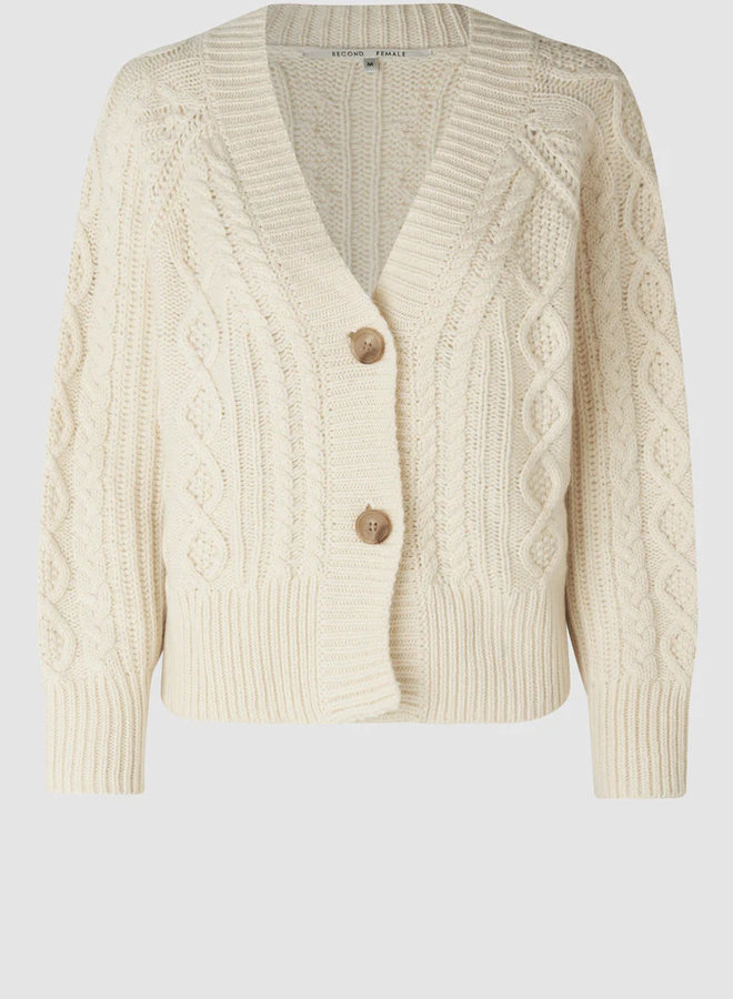 Emmalil Knit Cardigan - Dark Chalk