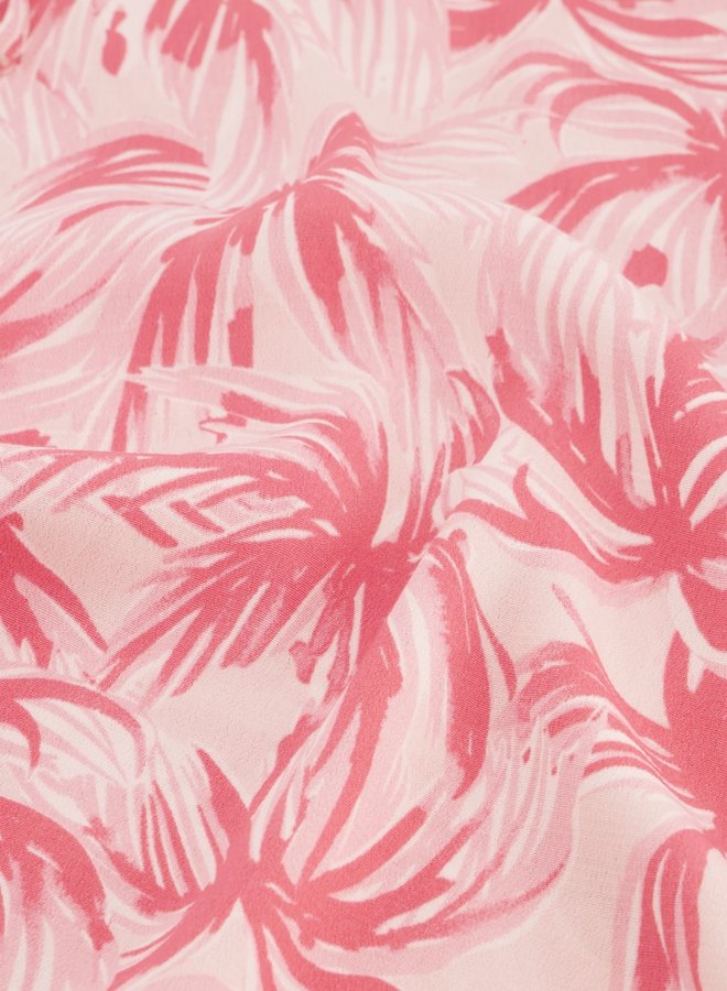 Eline Top - Pink Grapefruit / Char Palmeraie Mini