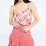 Eline Top - Pink Grapefruit / Char Palmeraie Mini