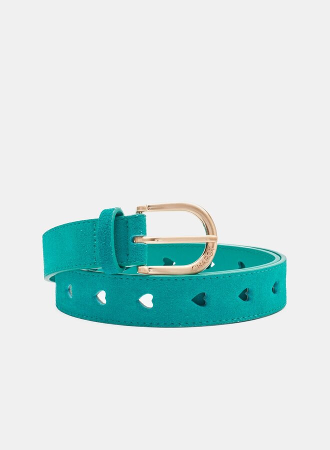 Cut It Out Heart Belt - Keep it Teal