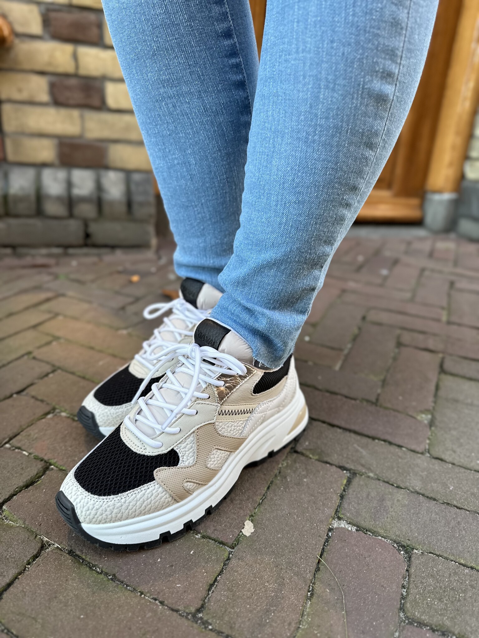 Liz Finley Gympen Via Vai Shoes Via Vai Zwarte Sneakers Zwarte Via