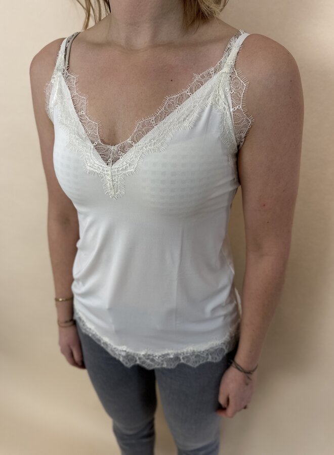 Strap top - Ivory