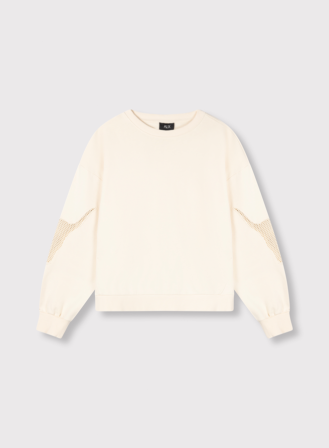 Mesh sweater - Light Ecru