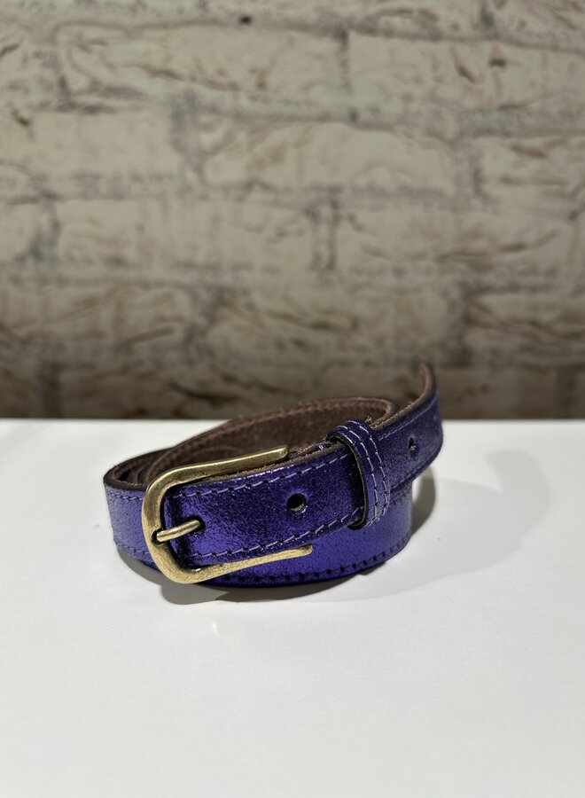 Foil belt woman - Purple