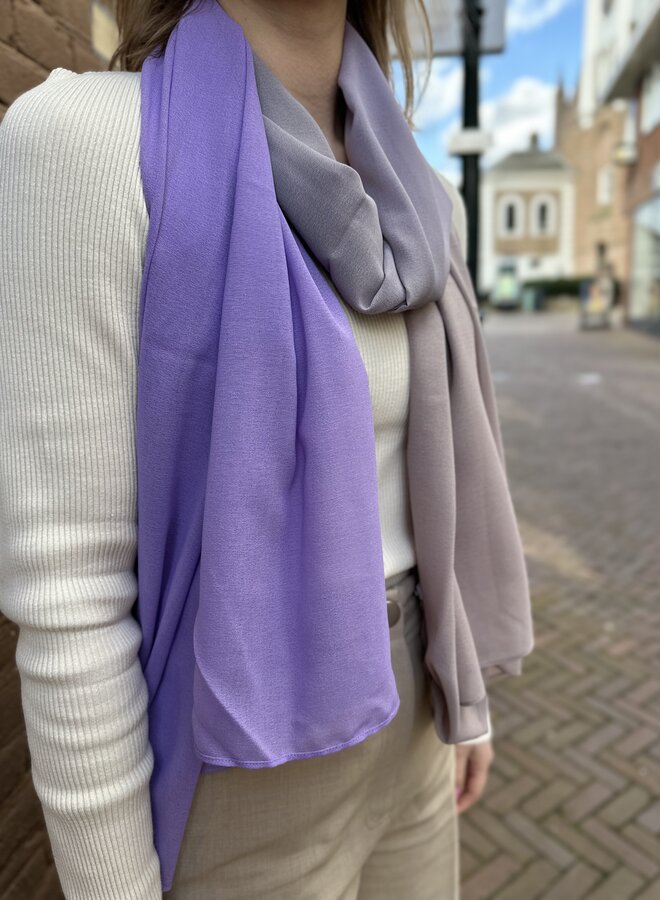 Taro scarf - Soft violet