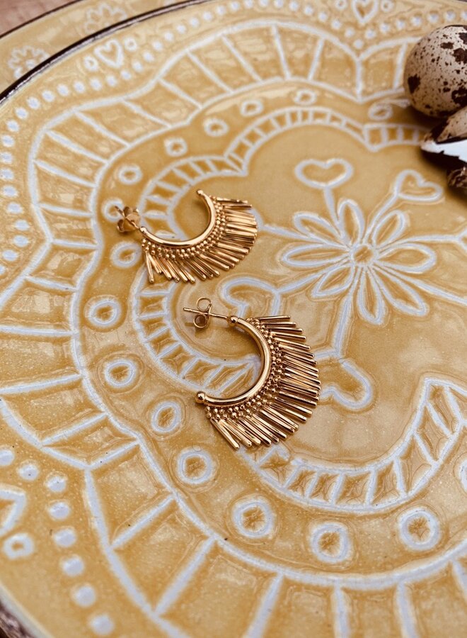 CL Earring Vibes Creole Small - G