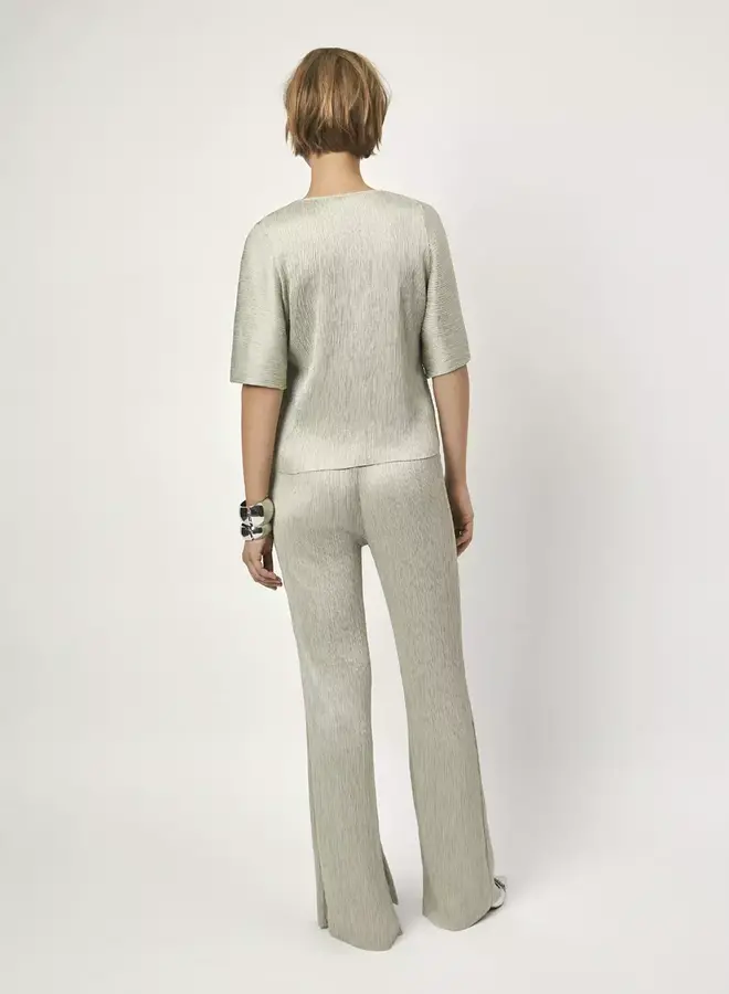 Chazelle pleated pants - Matcha