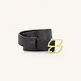 Buckle logo belt - Black