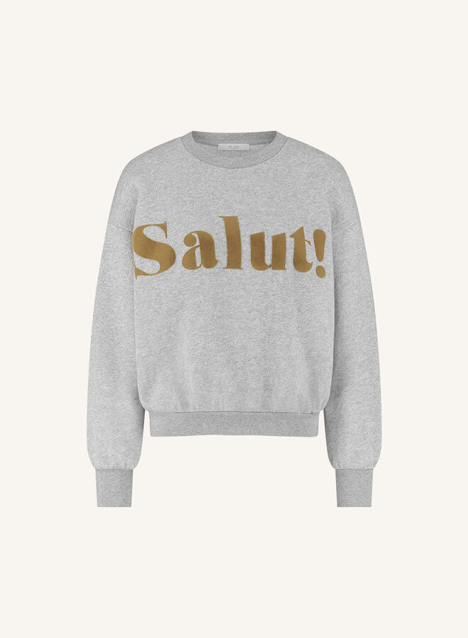 Bibi salut sweater - Grey Melee