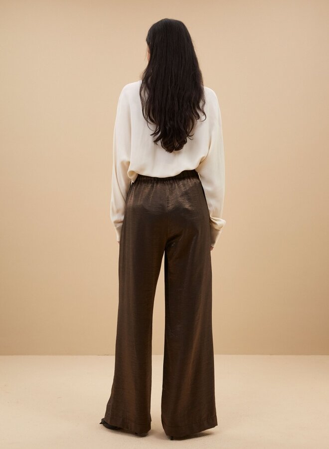 Benji metallic pants - Bronze