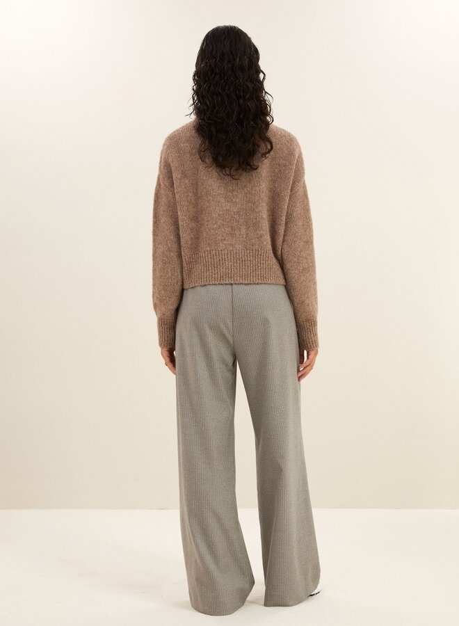 Boxy beau pullover - Biscuit