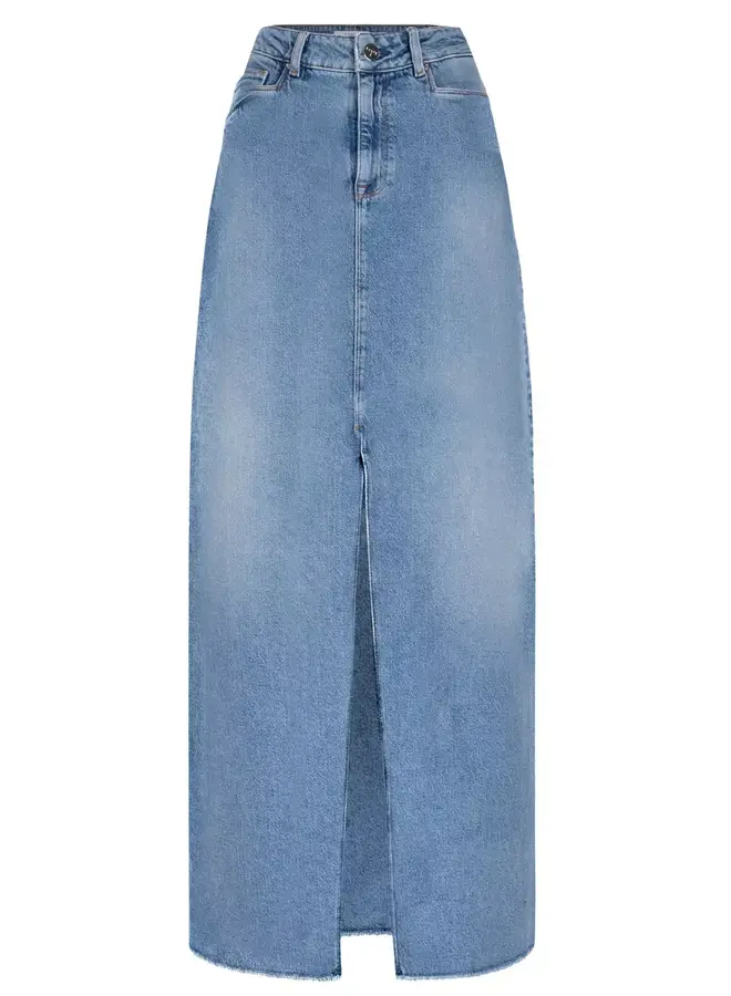 Feral denim maxi skirt - Washed Blue