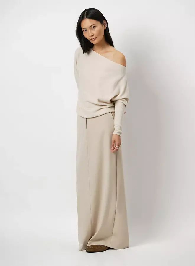 Aider asymmetrical sweater - Vanilla Chai