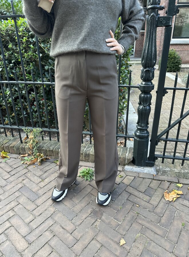 Evie Classic Trousers - Turkisch Coffee