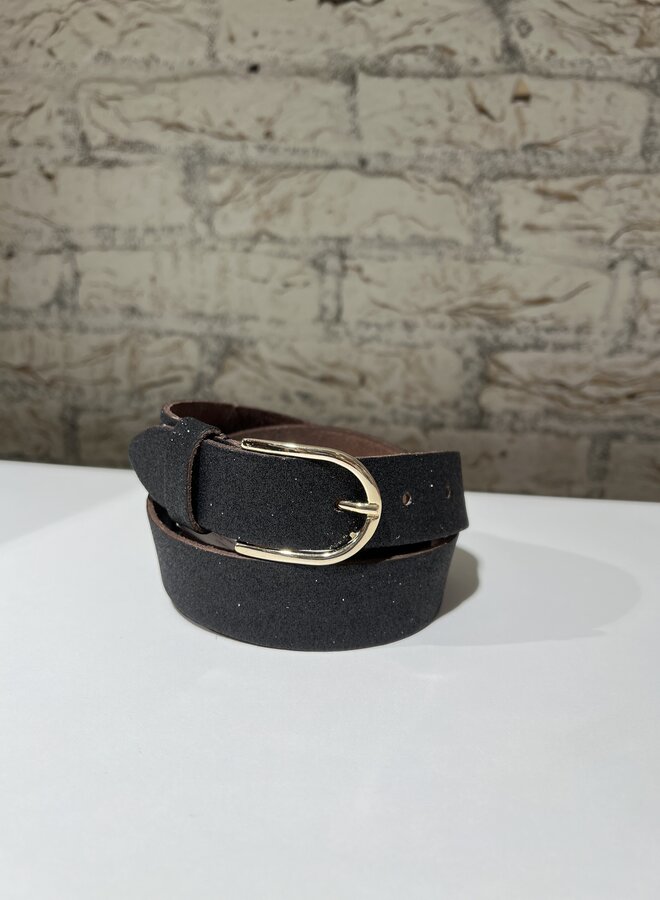 Glitter Belt Woman - Black