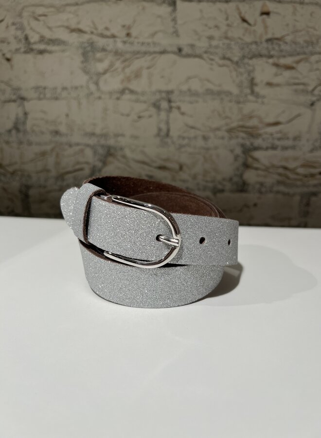 Glitter Belt Woman - Silver