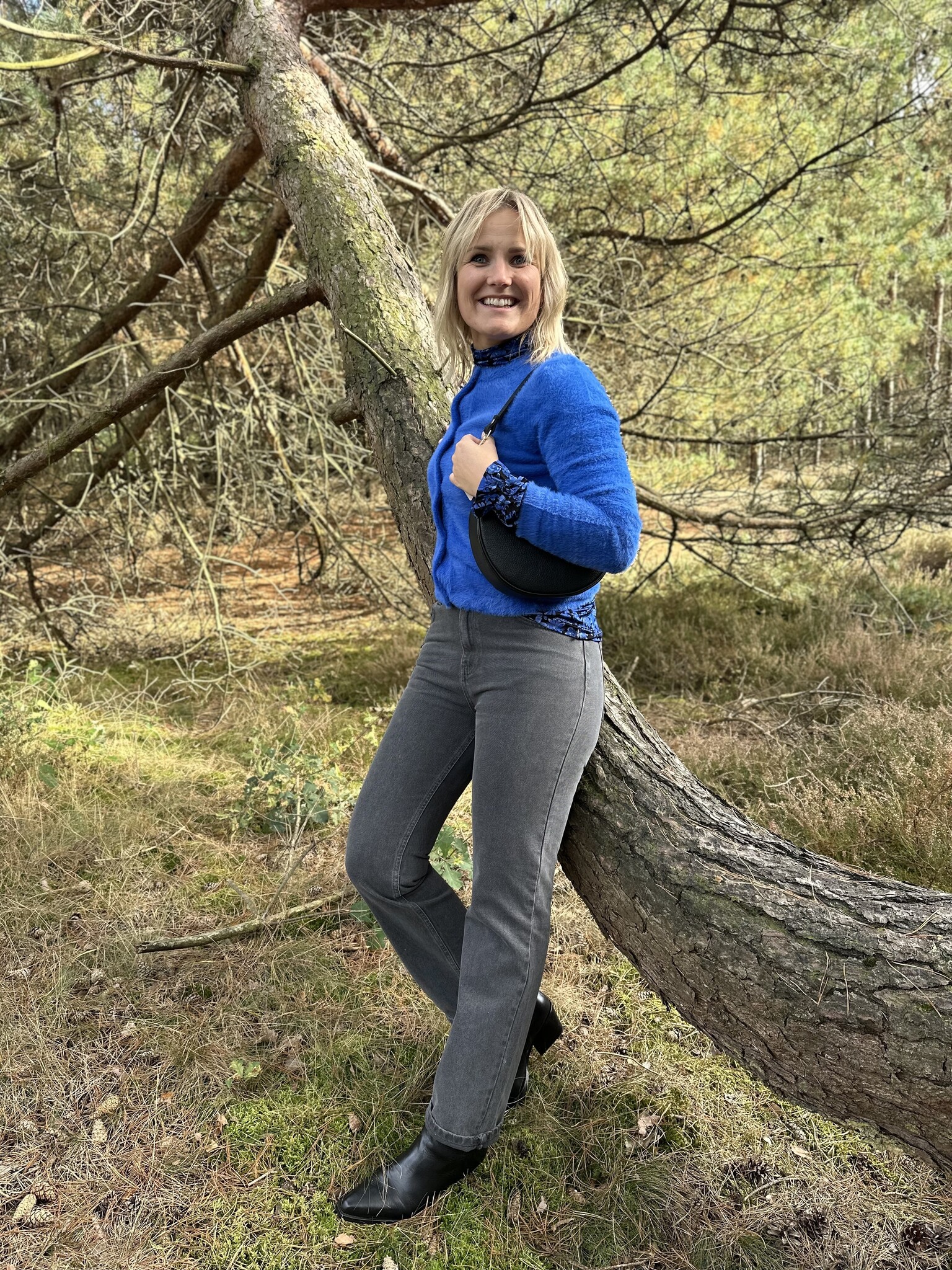 Lola Straight Jeans Washed Dark Grey Fabienne Chapot Lys Boetiek