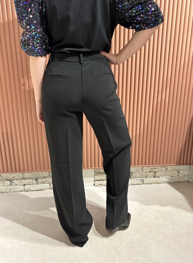 Alain straight leg pants - Raven