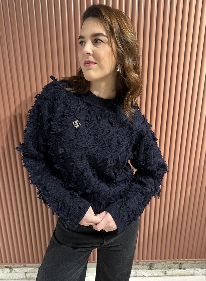 Carli Knit O-Neck | Vulcan