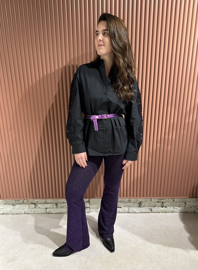 Baely pants - Shiny Purple