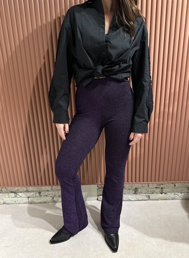 Baely pants - Shiny Purple