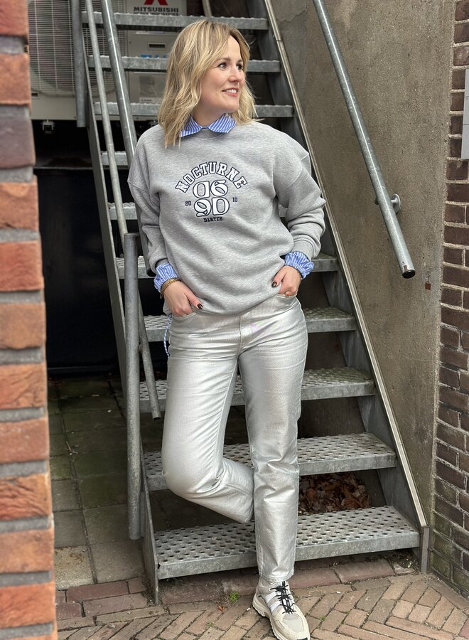 Axelle straight jeans - Silver