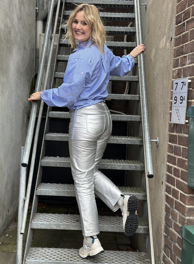 Axelle straight jeans - Silver