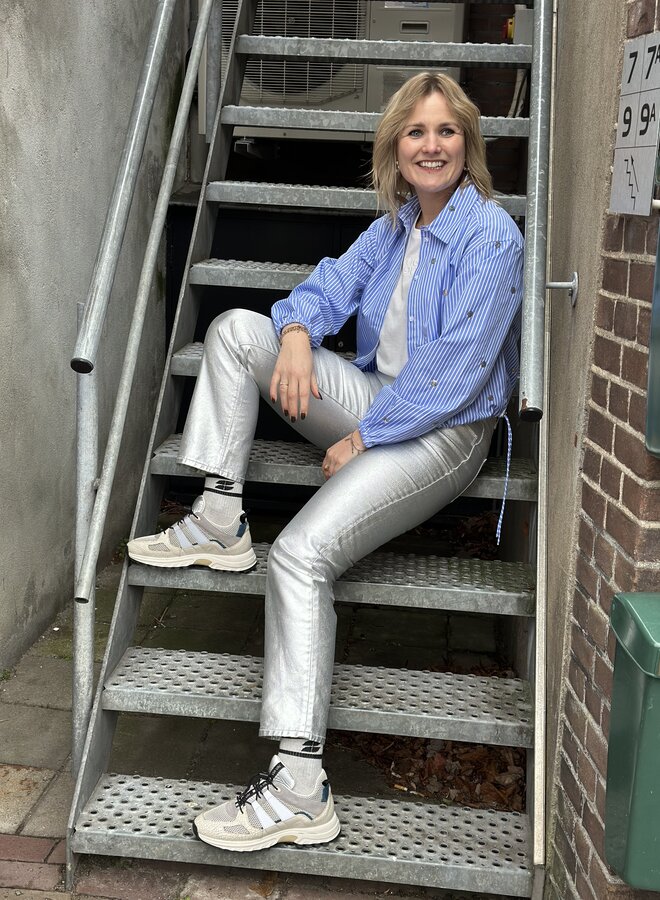 Axelle straight jeans - Silver