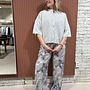 Animal wide leg pants - Mid Grey