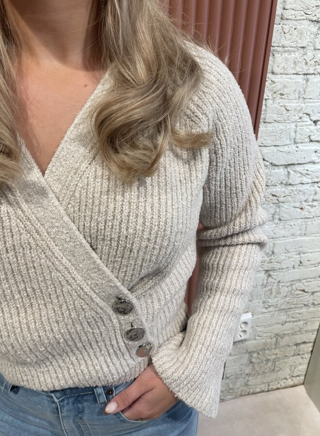 Gerda Knit Cardigan | Summer Sand