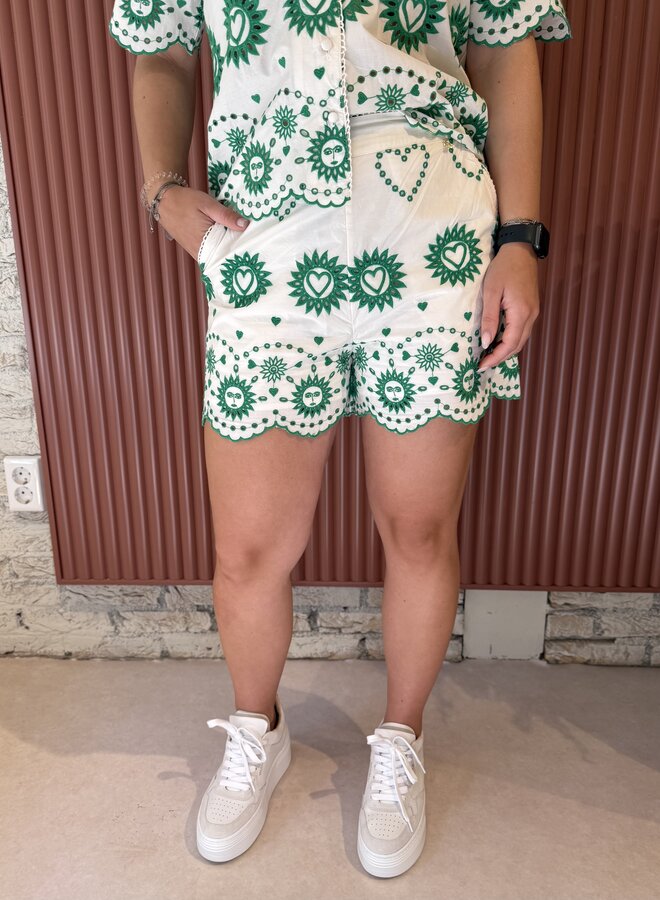 Breece Shorts | Cosy White