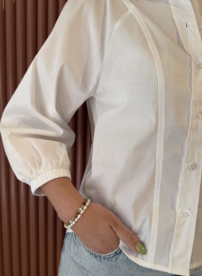 Sanna Eli Shirt | White