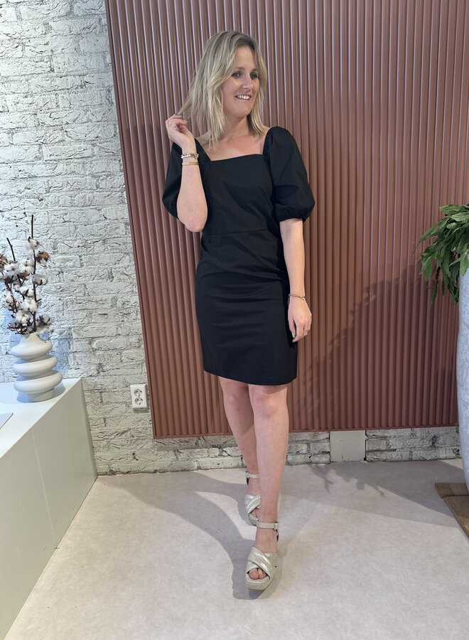 Sanna Knot Dress - Black