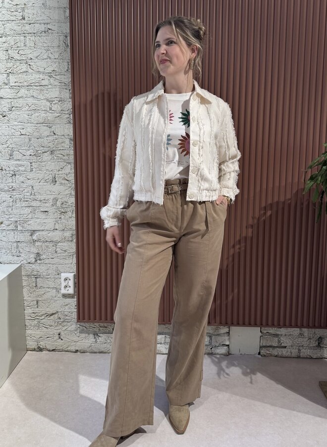 Tyler belted adjustable pants | Spiced Camel