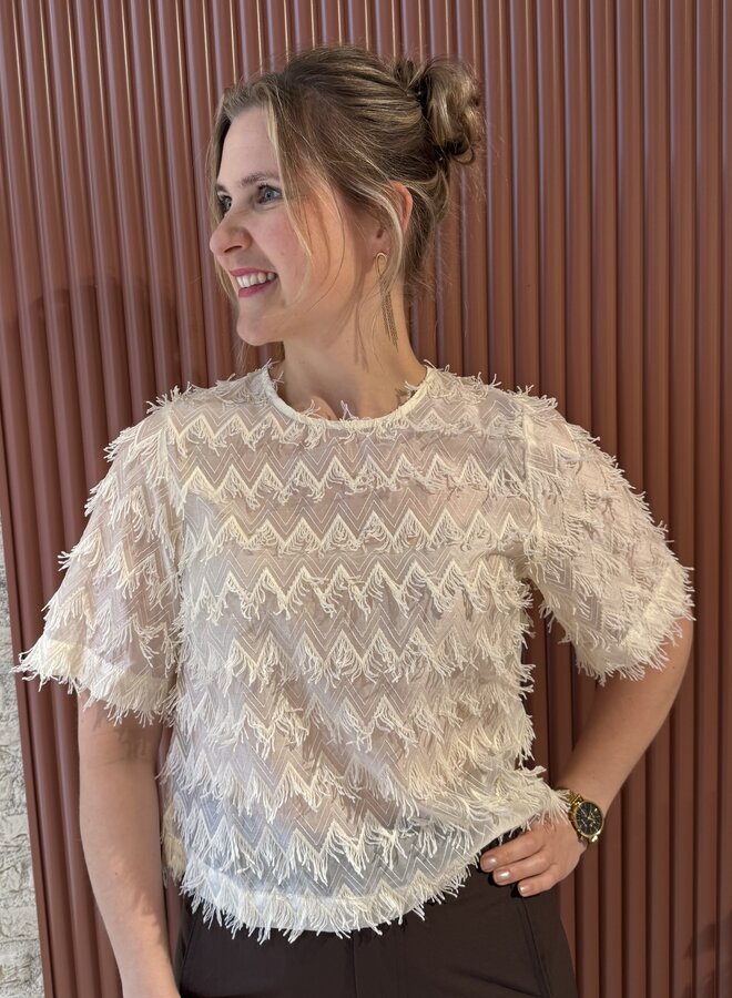 Triangle Blouse | Off white