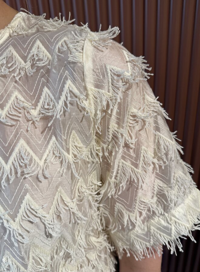 Triangle Blouse | Off white