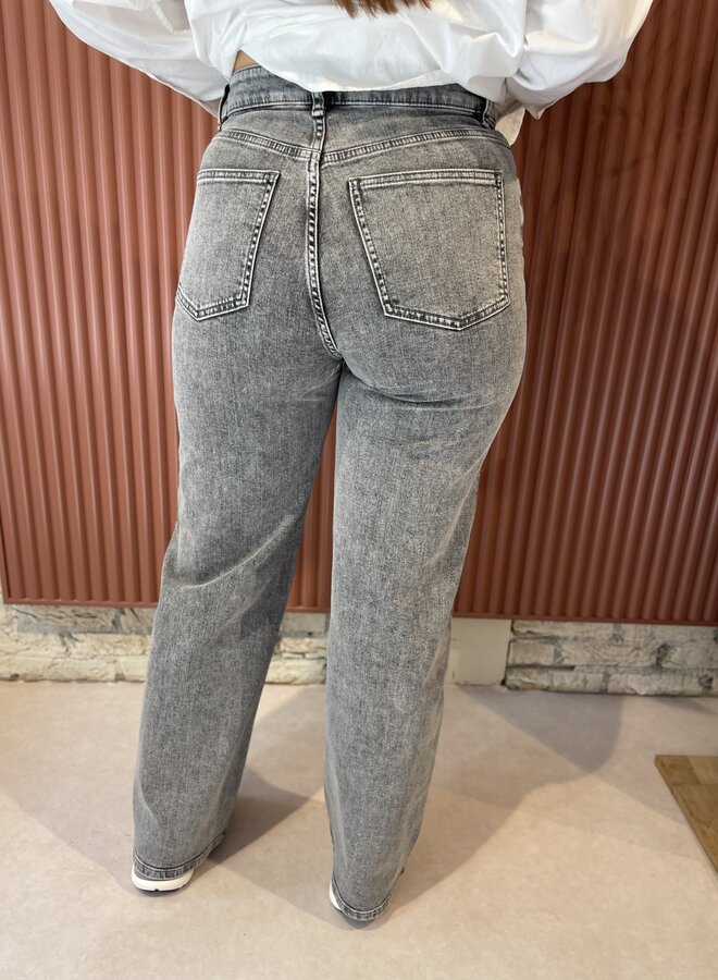 Lina pants | Grey denim