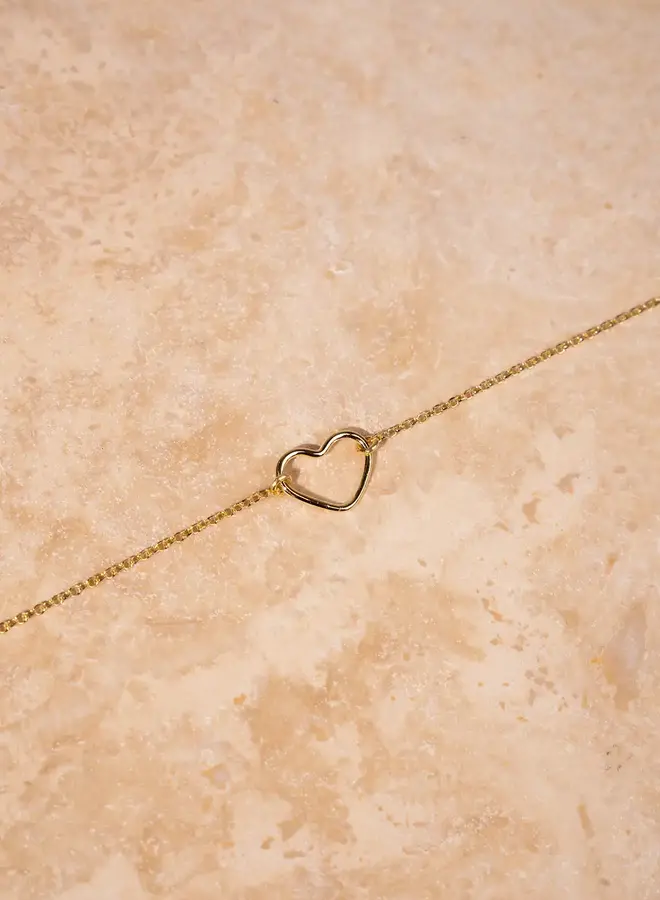 Lott. Bracelet Heart Open | Gold