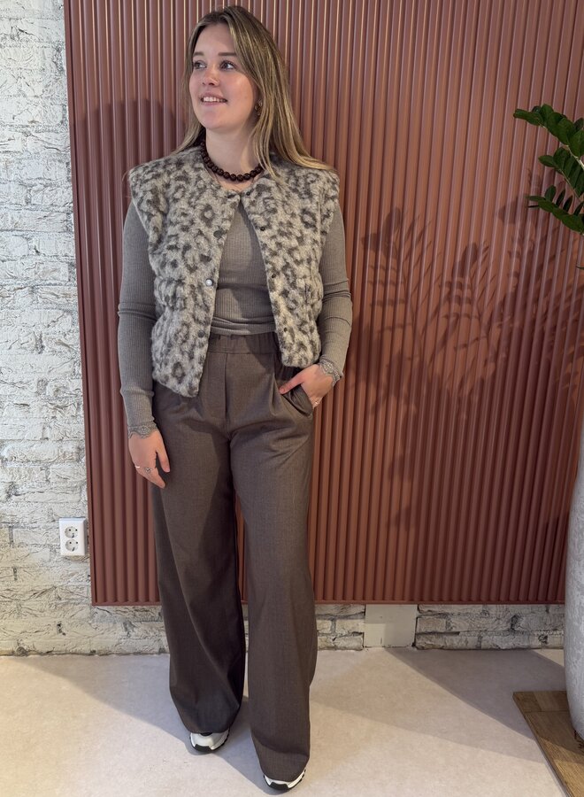 Benji melange pants | Biscuit melee