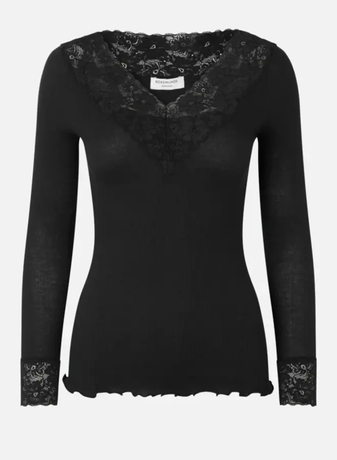 Bernadine Organic Longsleeve | Black