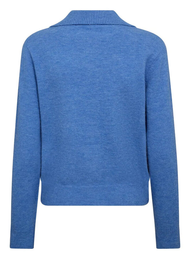 Benal Collar Cardigan | Blue