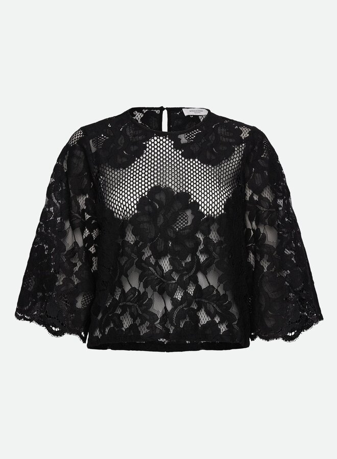 Havana 3/4 Blouse | Black
